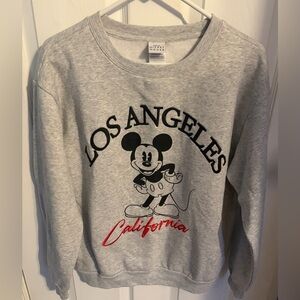 Disney Mickey Mouse Los Angeles Sweatshirt, Women’s  Large New